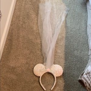 Wedding Minnie ears.